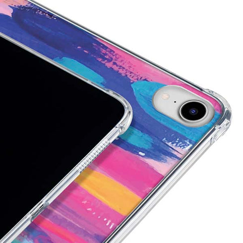 Pink Sparkle Brush Stroke by Etta Vee iPad 11th Gen (2025) Clear Case